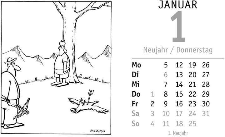 Immagine prodotto 365 gute Perscheid-Tage 2026: Tageskalender (Tedesco)