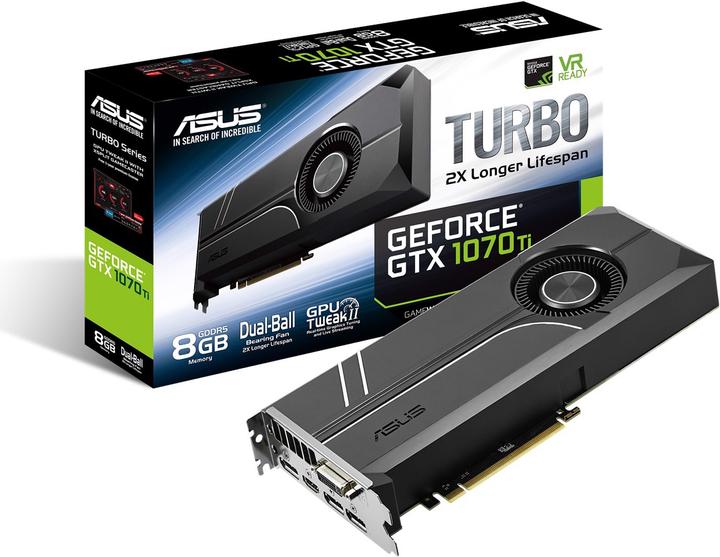 Immagine prodotto ASUS GeForce TURBO GTX 1070 Ti 8G (8 GB)