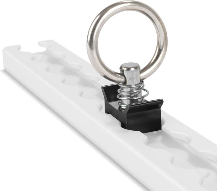 Image du produit Stahlwerk Jeu de 2 rails d'arrimage avec anneaux d'arrimage 50 cm Rails Airlin en aluminium