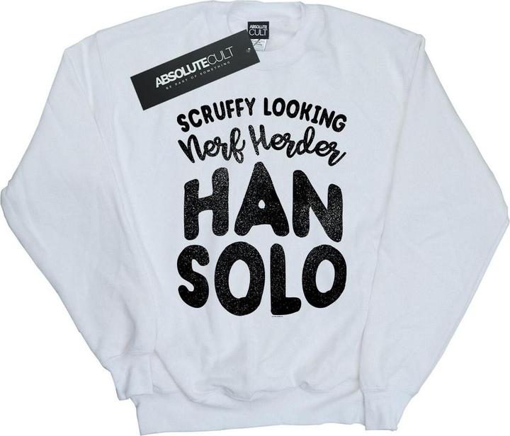 Actual product image Star Wars Mens Han Solo Legends Tribute Sweatshirt (L)