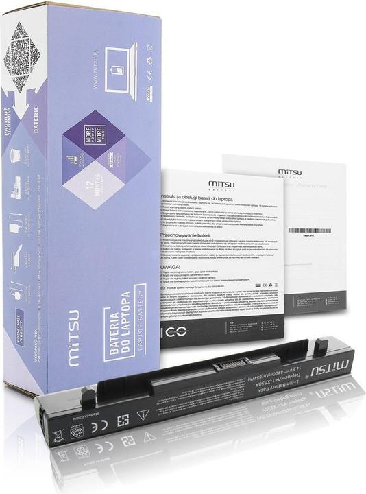 Image du produit Mitsu BATTERY BC/AS-X550H (ASUS 4400 MAH 65 WH) - Batterie - Batterie - Batterie (8 cellules, 4400 mAh)