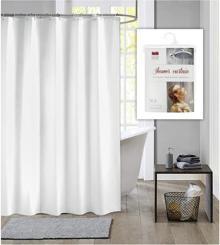 Produktbild Dutch Hous Weisser Damast Duschvorhang 180x200 DH (180 x 200 cm)
