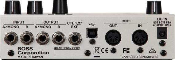 Image du produit BOSS DD-500 music instrument amplifier part/accessory Footswitch/controller