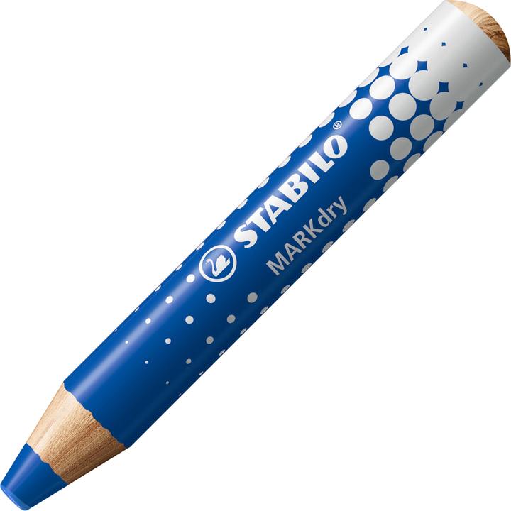 Produktbild STABILO Marker MARKdry (Grün, Blau, Schwarz, Rot, 5 mm, 4 x)