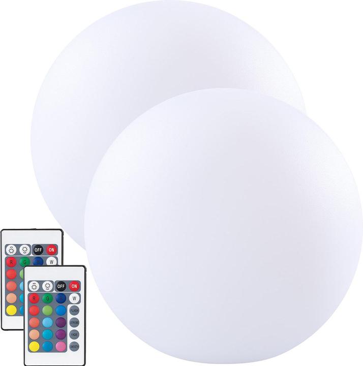 Produktbild Lunartec Akku Leuchtkugeln, 2er Set (144 lm, IP54)