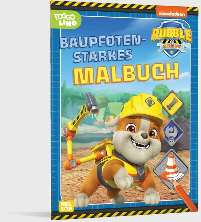 Image du produit Rubble & Crew : Livre de coloriage à pattes de construction