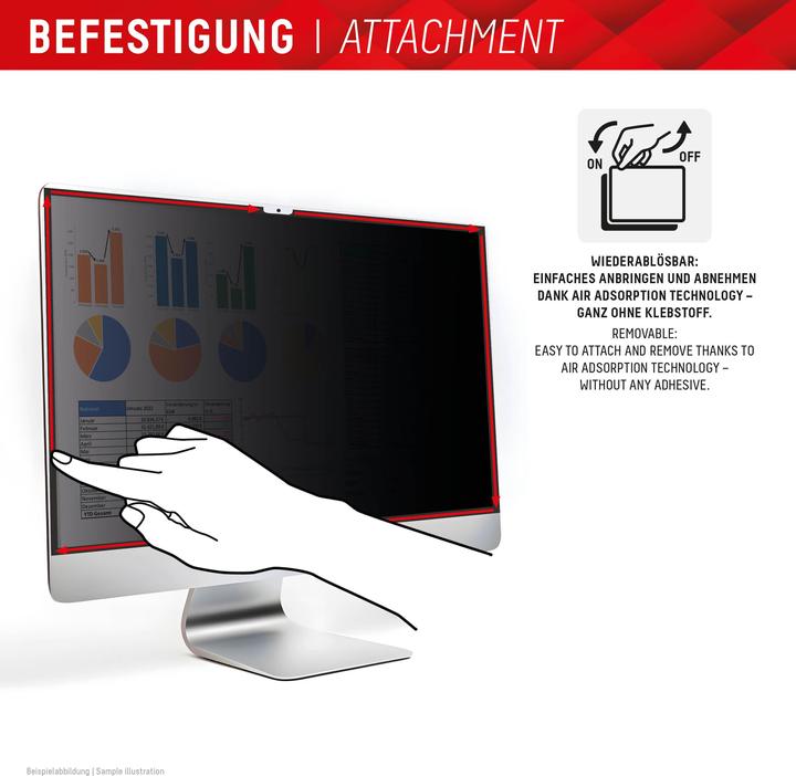 Produktbild Displex Privacy Safe, Desktop Monitor Blickschutzfilter (24")