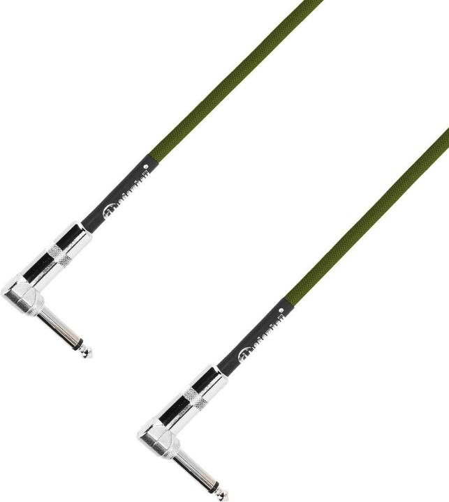 Produktbild Adam Hall 4 STAR IRR 0090 SET - Pedalboard Patchkabel | 5er Set ® Winkelklinke TS | 0,9 m (0.90 m)