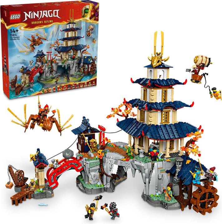 Actual product image LEGO Tournament temple city (71814, LEGO Ninjago, LEGO Rare Sets)