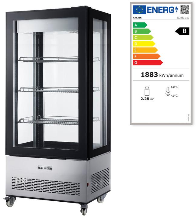 Produktbild Hendi Kühlvitrine 400 l 230V 495W (400 l)