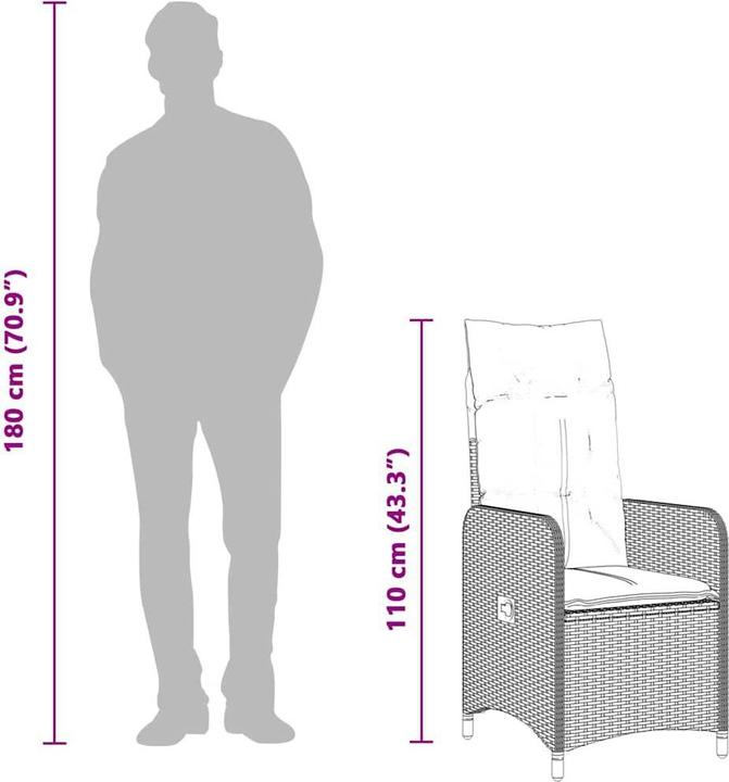 Actual product image VidaXL Bad Segeberg (90 cm)