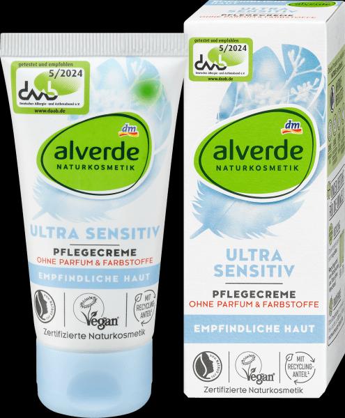 Produktbild dm alverde Ultra Sensitiv (50 ml, Tagescreme)