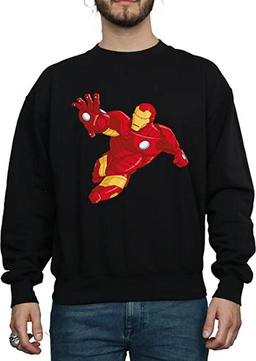 Iron Man Sweatshirt aus einfacher Baumwolle