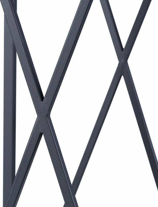 Actual product image Relaxdays Round Floating Shelf, Black (50 x 18.5 x 50 cm)