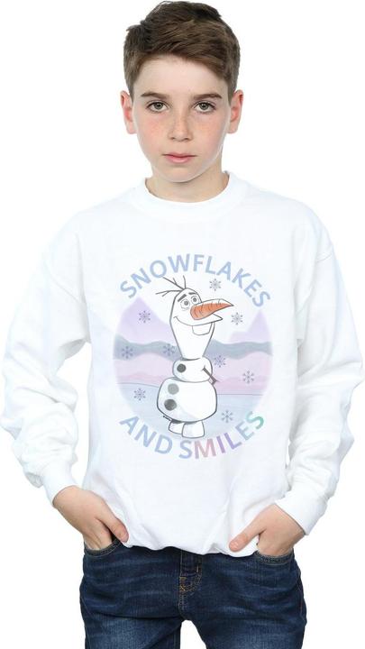 Produktbild Disney Frozen 2 Olaf Snowflakes And Smiles Sweatshirt Jungen (152, 158)