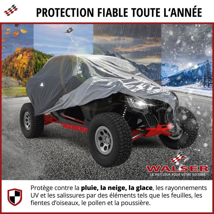 Image du produit Walser Bâche Quad All Weather Plus, couverture pour véhicules tout terrain taillee M noire