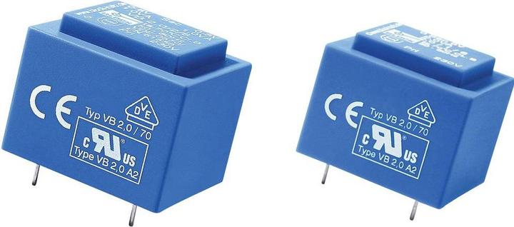Actual product image Block VB 2.3/1/24 Print transformer 1 x 230 V/AC 1 x 24 V/AC 2.30 VA