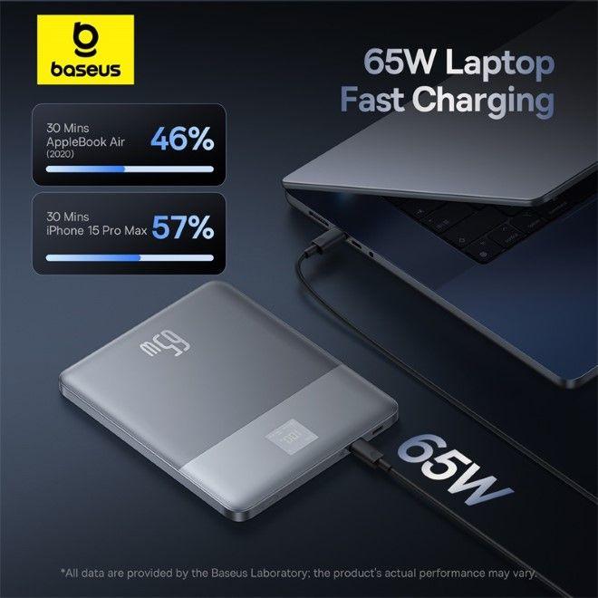 Produktbild Baseus Blade2 Series Fast Charge Powerbank 65W 12000mAh (12000 mAh, 65 W, 65 Wh)