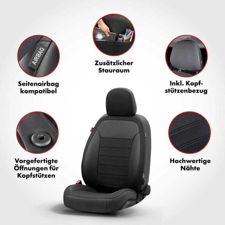 Immagine prodotto Walser Coprisedili per Renault Kadjar (HA, HL) 06/2015-Oggi, 2 coprisedili singoli