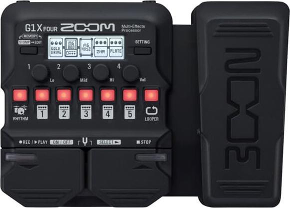 Actual product image Zoom G1X FOUR/M (EU/UK) Guitar Multi-Effects Pedal