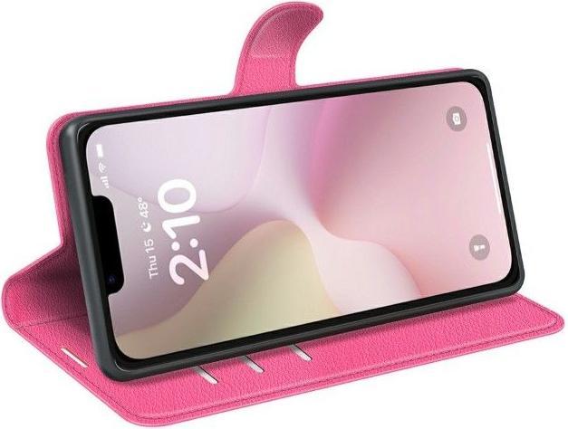 Actual product image MU Classic Litchi Leder Bookcover Series (Apple iPhone 16e)