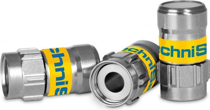 Image du produit TechniSat 0006/3370 Koaxialstecker F-Typ (e) 75 Ohm (75 dB, Câble d'antenne)