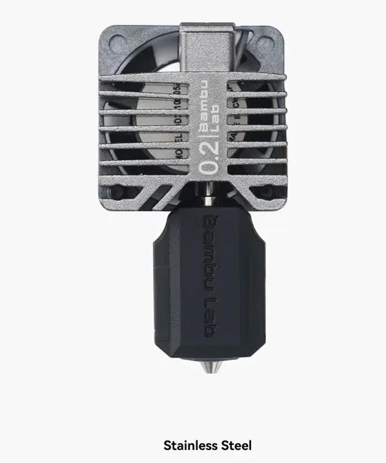 Image du produit Bambu Lab Buse en acier inoxydable de 0,2 mm à l'extrémité de la chaudière (Hotend)