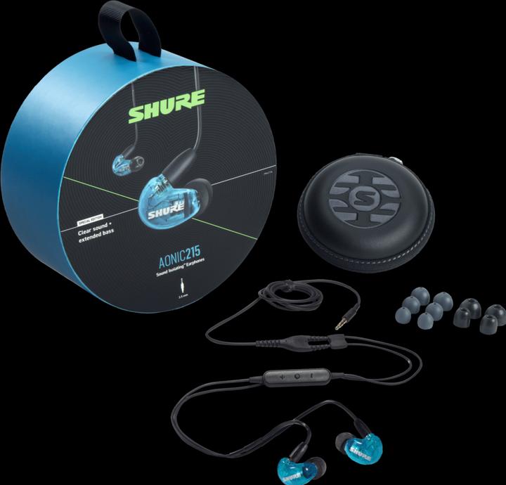 Actual product image Shure Aonic 215 Uni (NC, Cable)