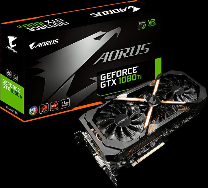Image du produit Gigabyte GeForce GTX 1080 Ti Aorus (11 Go)