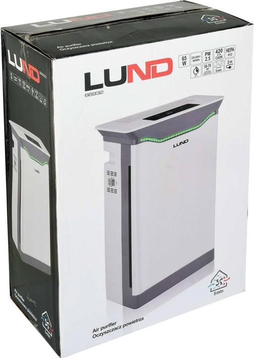 Produktbild Lund London LUND Raumluftreiniger 7-stufig 65 Watt 66932 (70 m²)