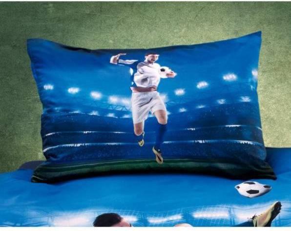Image du produit Herding Football (Set de linge de lit, 160 x 210 cm, 65 x 100 cm)