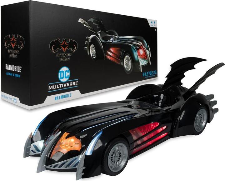 Produktbild McFarlane Batman & Robin DC Multiverse Fahrzeug Batmobile 63 cm