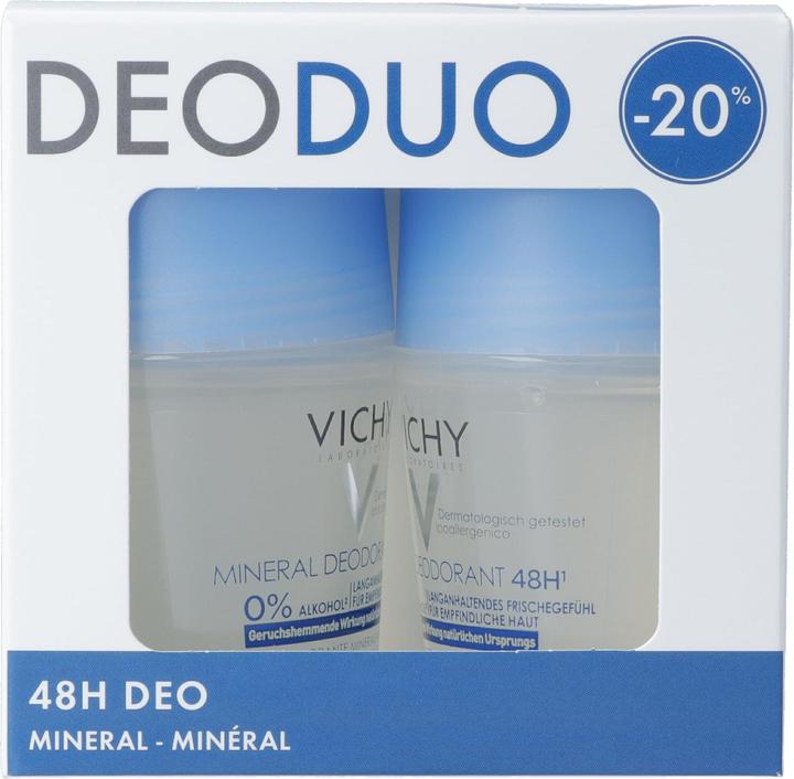 Immagine prodotto Vichy - Deo Mineral 48h Duo Roll-on (2 x 50ml) (Roll-on, 50 ml)