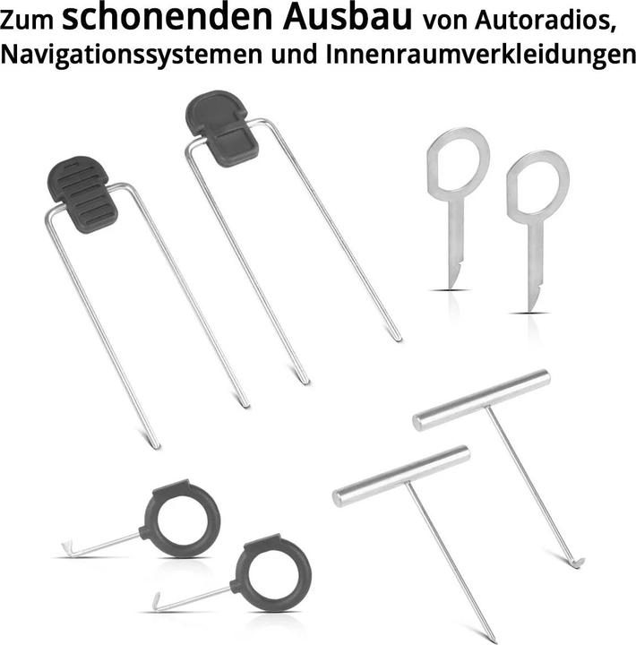 Actual product image Stahlwerk 2 x car radio removal set 12-piece removal tool Removal tool