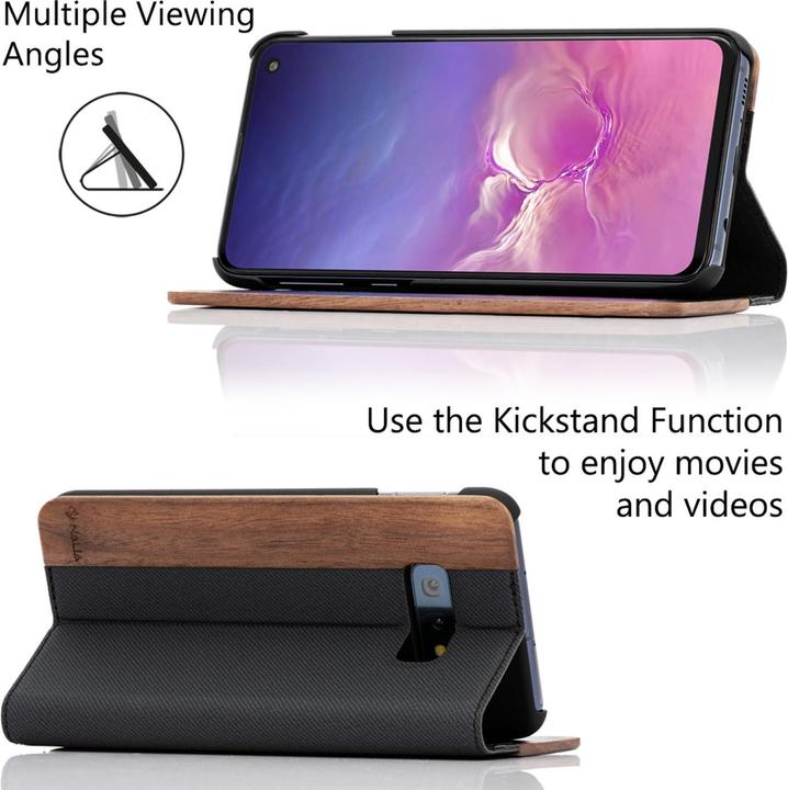 Actual product image Nalia Real wood mobile phone case