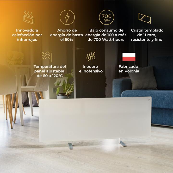 Actual product image Aeno Infrared radiant heater Premium Eco Smart GH1S (700 W)