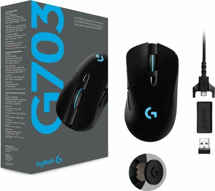 Produktbild Logitech G G703 (Kabelgebunden, Kabellos)