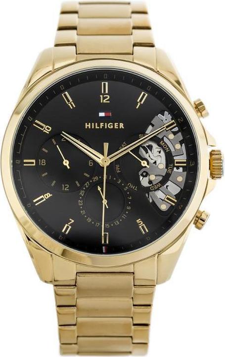 Tommy Hilfiger Hilfiger TH1710447 Horloge Heren Baker Staal Goud (45 mm)