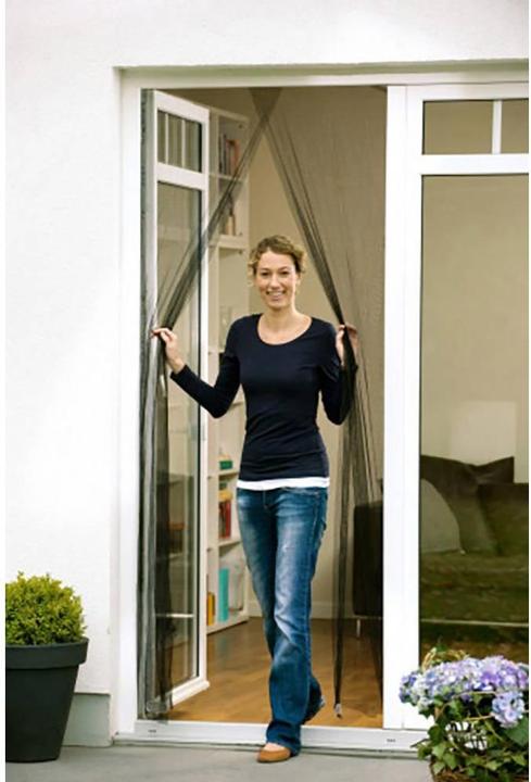 Actual product image tesa Insect screen COMFORT for windows, with Velcro tape, self-adhesive, without drilling (120 x 250 cm)