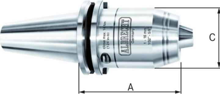 Actual product image Albrecht Short drill chuck AKL DIN 69871 AD SK 40 1 - 16 mm A