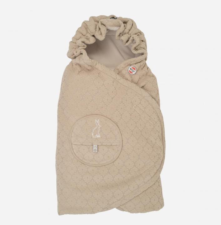 Actual product image Lodger Blanket Fleece Folklore Beige (12 x 4 x 4 cm)