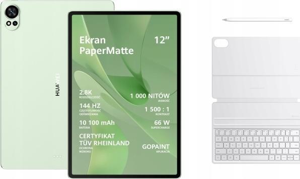 Productafbeelding Huawei MatePad 12X 12/256GB PaperMatte WiFi žalia + klaviatra + rysik