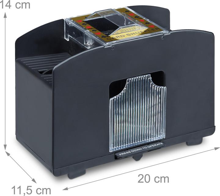Actual product image Relaxdays Card Shuffler 4 Decks