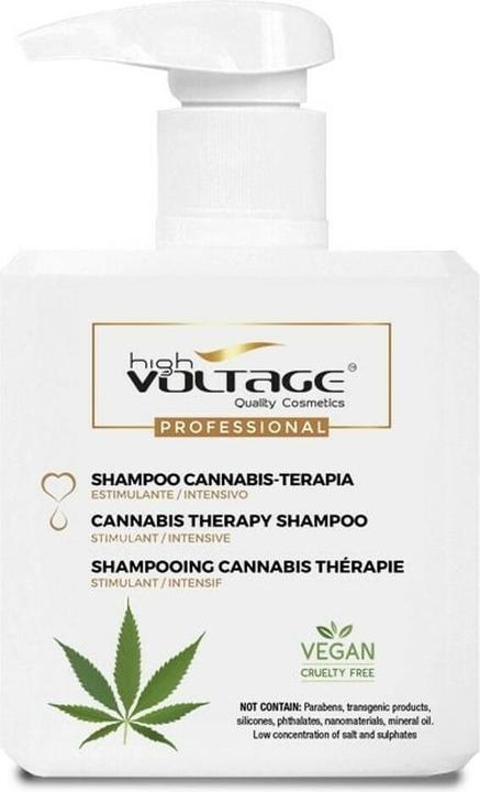Actual product image DVA Electric Voltage Cannabis Therapy Shampoo 500ml (500 ml, Liquid shampoo)