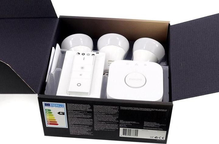 Actual product image Philips Hue White Starter Kit (E27, 9 W, 806 lm, 2 x, F)