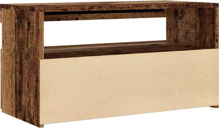 Immagine prodotto VidaXL TV Schrank Lowboard Fernsehschrank Fernsehtisch LED 2 Stk. Altholz-Optik (75 x 35 x 40 cm)