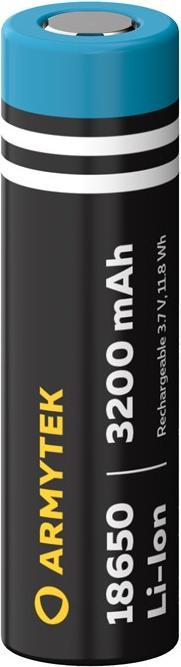 Image du produit ArmyTek 18650 Li-Ion 3200mAh. Rechargeable (1 pcs, 18650, 3200 mAh)