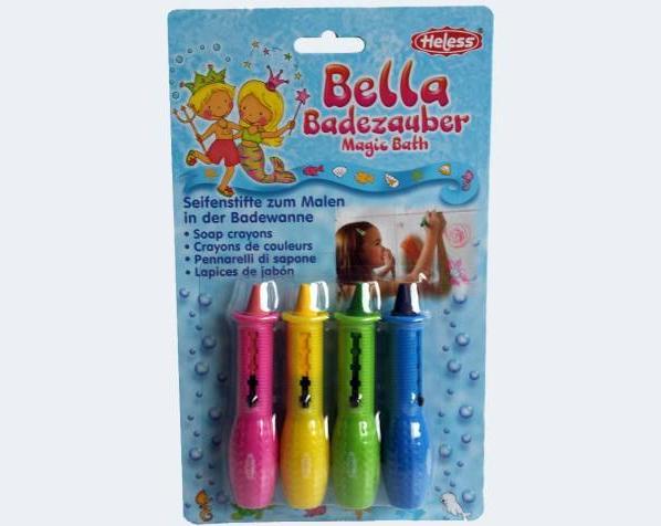 Produktbild Heless 4 Seifenmalstifte Bella Badezauber Blk (Mehrfarbig, 4 x)