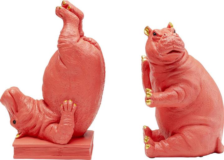Image du produit Kare Design Serre-livres Hippo Pink (2/set)