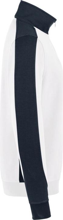 Produktbild Hakro Zip-Sweatshirt Contrast Performance weiss/anthr. 5XL (5XL)